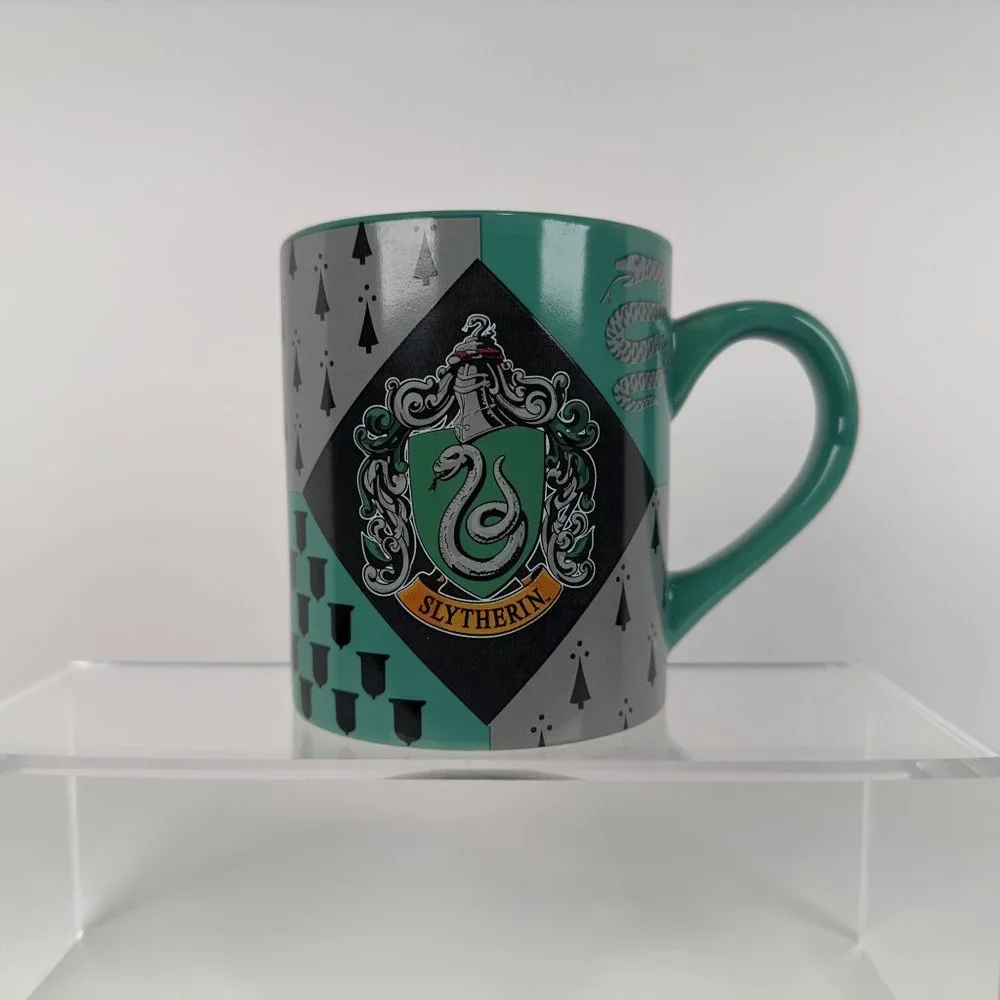 Harry Potter Coffee‎ Cup Slytherin Crest Mug Teal and Black